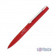 Ручка шариковая "Mercury", покрытие soft touch красный