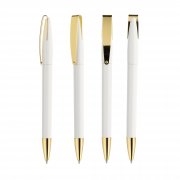 Ручка шариковая COBRA MMG белый/золотистый