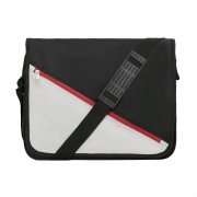 Сумка для документов "Briefing" черный с красным