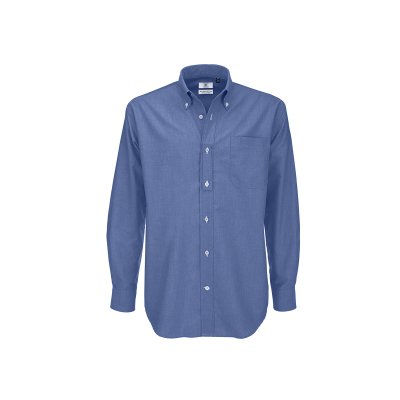 Рубашка мужская с длинным рукавом Oxford LSL/men синий