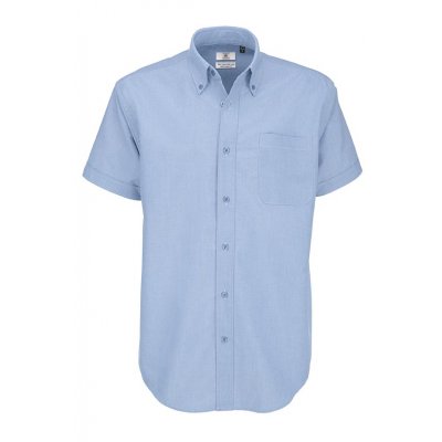 Рубашка мужская с коротким рукавом Oxford SSL/men голубой