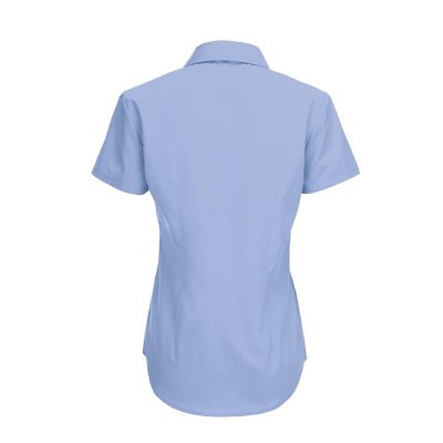 Рубашка женская с коротким рукавом Smart SSL/women корпоративный голубой