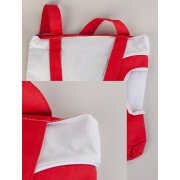 Сумка пляжная "Карибские острова" белый с красным