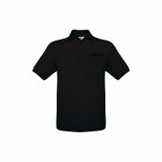 Поло Safran Pocket черный