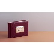 Фотоальбом "Модерн" 15х21 красный с серебристым