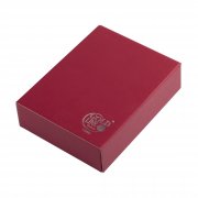 Фотоальбом "Модерн" 15х21 красный с серебристым