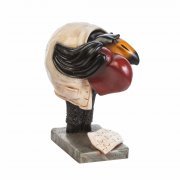 Статуэтка Rabenart "Кардиолог" черный с красным