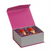 Набор чарок "Успех" красный с золотом