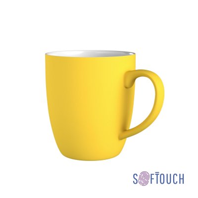 Кружка "Fresh", покрытие soft touch желтый
