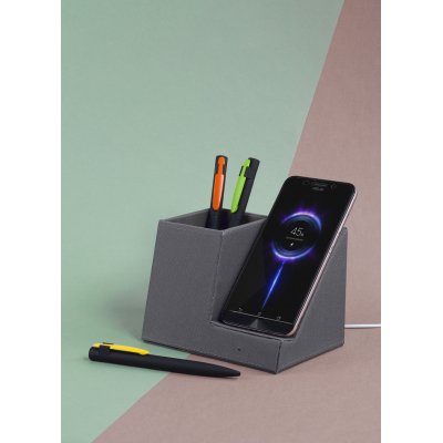 Ручка шариковая "Lip", черный/оранжевый, покрытие soft touch черный с оранжевым