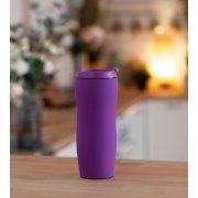 Термостакан "Монтана", покрытие soft touch, 0,4 л. фиолетовый