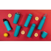 Термостакан "Монтана", покрытие soft touch, 0,4 л. бирюзовый