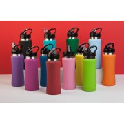 Бутылка для воды "Индиана", покрытие soft touch, 0,6 л. зеленый