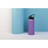Бутылка для воды "Индиана", покрытие soft touch, 0,6 л. фиолетовый