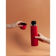 Термос "Крит", покрытие soft touch, 0,5 л. красный