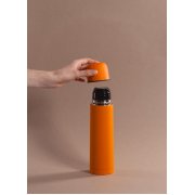 Термос "Крит", покрытие soft touch, 0,5 л. оранжевый