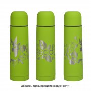 Термос "Крит", покрытие soft touch, 0,5 л. зеленое яблоко