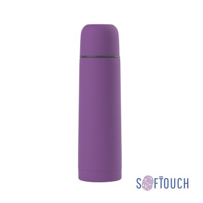 Термос "Крит", покрытие soft touch, 0,5 л. фиолетовый