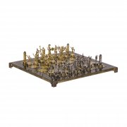 Шахматы "Греческие боги" золотистый