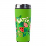 Термостакан "Европа", покрытие soft touch зеленое яблоко