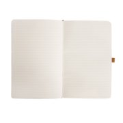 Бизнес-блокнот TERRI, A5, бежевый, твердая обложка, рециклированная бумага, в линейку Коричневый арт. 21237/28