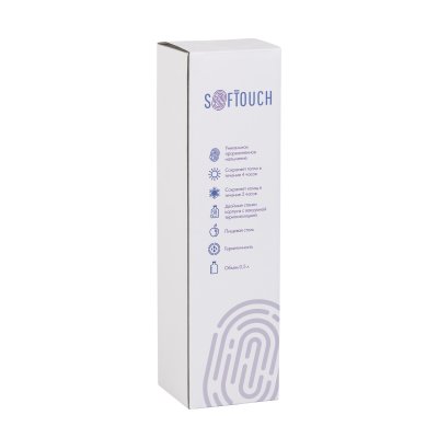 Термобутылка "Силуэт", покрытие soft touch, 0,5 л. красный