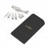 Зарядное устройство "Theta" с фонариком, 4000 mAh, покрытие soft touch черный с золотом Зарядное устройство "Theta" с фонариком, 4000 mAh, покрытие soft touch черный с золотом