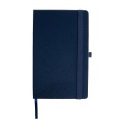 Бизнес-блокнот OXI, A5, темно-синий, твердая обложка, RPET, в линейку Синий арт. 21236/26