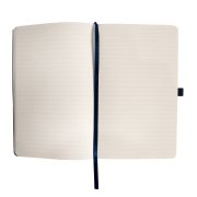 Бизнес-блокнот OXI, A5, темно-синий, твердая обложка, RPET, в линейку Синий арт. 21236/26