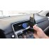 Автомобильный держатель для телефона "Allo", покрытие soft touch синий с черным