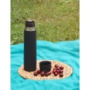 Термос "Родос", покрытие soft touch, 1 л. черный