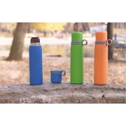 Термос "Урал", 0,6 л., покрытие soft touch синий