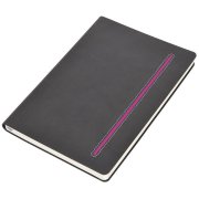 Бизнес-блокнот А5  "Elegance",  мягкая обложка,  в клетку Розовый