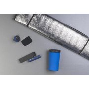 Набор автомобильное зарядное устройство "Slam" + магнитный держатель для телефона "Allo" в футляре, покрытие soft touch черный