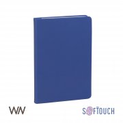 Ежедневник недатированный "Милан", А5, покрытие soft touch синий