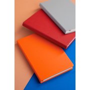 Ежедневник недатированный "Милан", А5, покрытие soft touch оранжевый