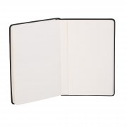 Ежедневник недатированный "Милан", А5, покрытие soft touch черный