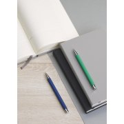 Ежедневник недатированный "Милан", А5, покрытие soft touch черный