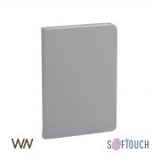 Ежедневник недатированный "Милан", А5, покрытие soft touch серый