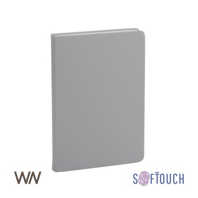 Ежедневник недатированный "Милан", А5, покрытие soft touch серый
