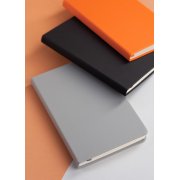 Ежедневник недатированный "Милан", А5, покрытие soft touch серый