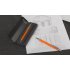 Ручка шариковая "Ray", покрытие soft touch оранжевый Ручка шариковая "Ray", покрытие soft touch оранжевый