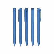 Ручка шариковая TRIAS SOFTTOUCH голубой