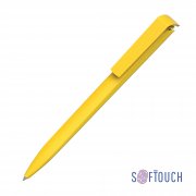 Ручка шариковая TRIAS SOFTTOUCH желтый