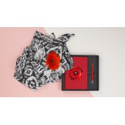 Подарочный набор "Парма", покрытие soft touch красный