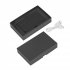 Зарядное устройство "Камень" с покрытием soft grip, 4000 mAh в подарочной коробке черный Зарядное устройство "Камень" с покрытием soft grip, 4000 mAh в подарочной коробке черный