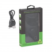 Беспроводное зарядное устройство "Fast SOFTTOUCH", 6000 mAh черный