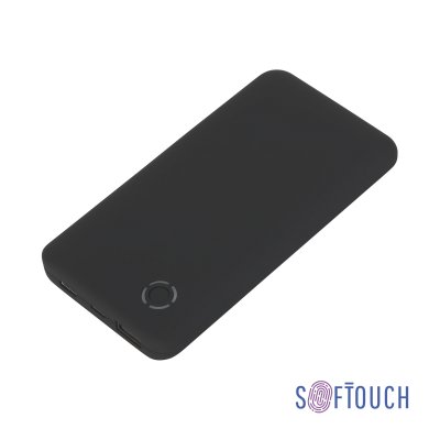 Беспроводное зарядное устройство "Fast SOFTTOUCH", 6000 mAh черный