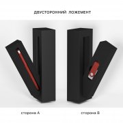 Набор ручка "Jupiter" + флеш-карта "Vostok" 16 Гб в футляре, покрытие soft touch красный