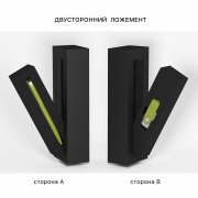 Набор ручка "Jupiter" + флеш-карта "Vostok" 16 Гб в футляре, покрытие soft touch зеленое яблоко